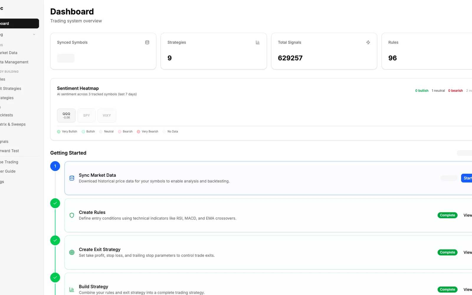 Robootec — AI algo-trading platforma